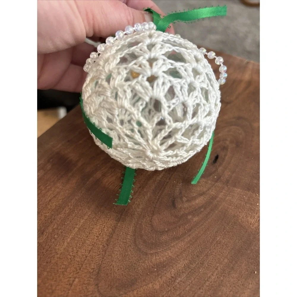 Vintage Crocheted Christmas Ornament